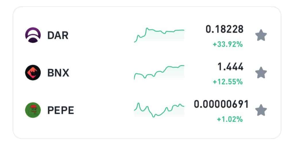 altcoinler yükselişte: dar ve bnx büyük sıçrama yapıyor, pepe i̇stikrarlı çıkışa devam ediyor!