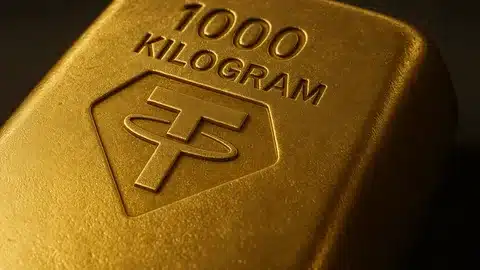 Tether, 2025’in Son Çeyreğinde Altın Rezervini Güçlendirdi! 1 tether, 2025’in son çeyreğinde altın rezervini güçlendirdi!
